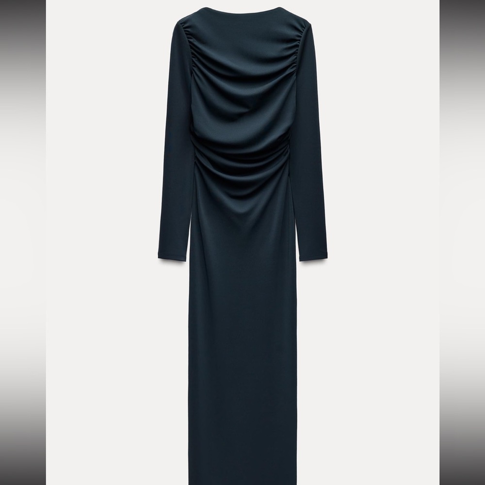 Long open back dress